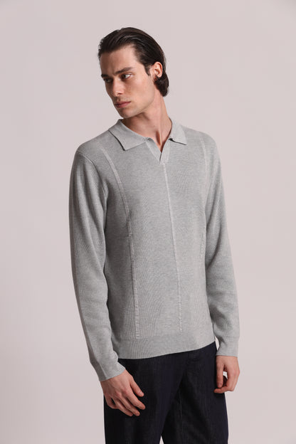 POLO IN MAGLIA  DETTAGLIO RIGHE