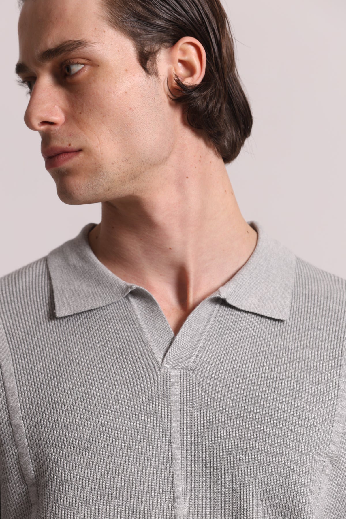 POLO IN MAGLIA  DETTAGLIO RIGHE