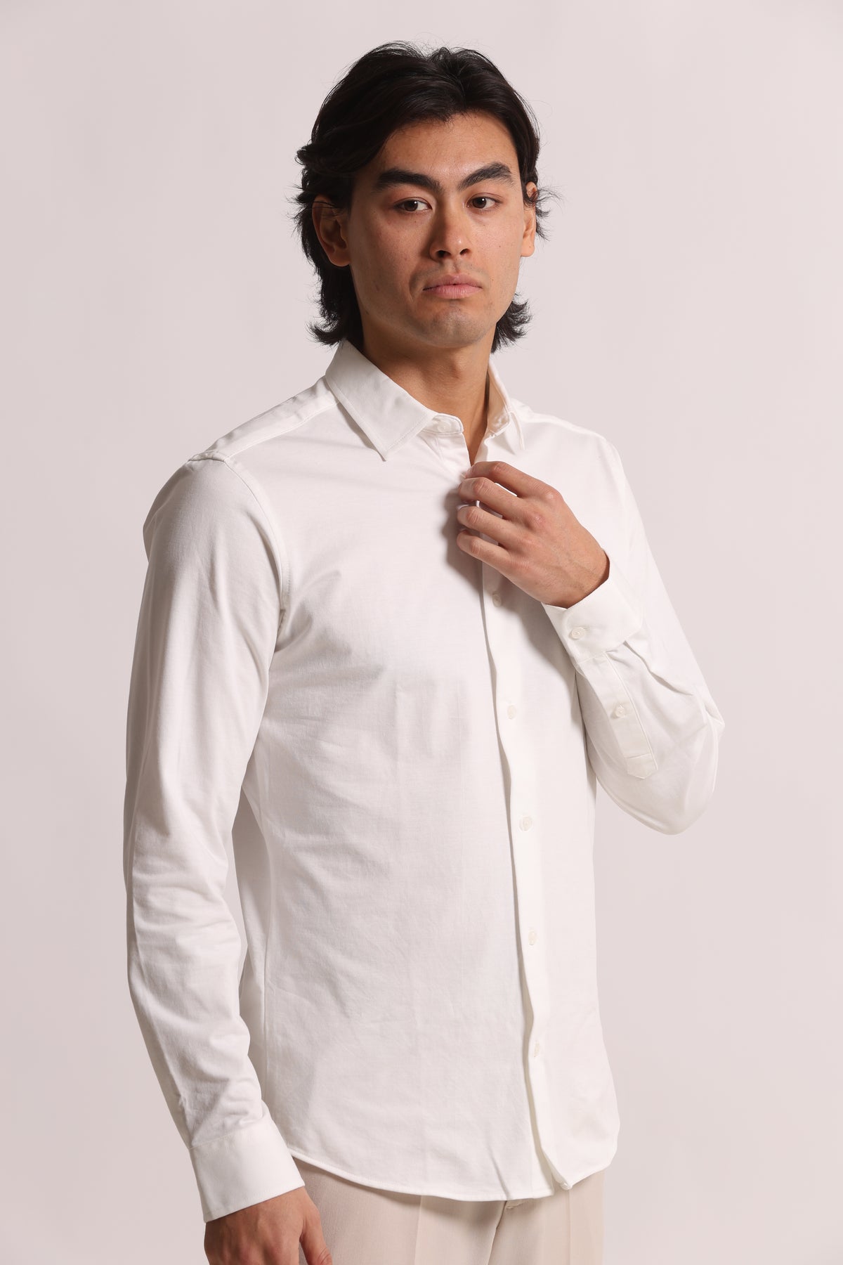 CAMICIA IN COTONE JERSEY