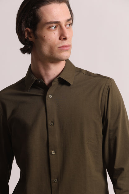 CAMICIA IN COTONE JERSEY