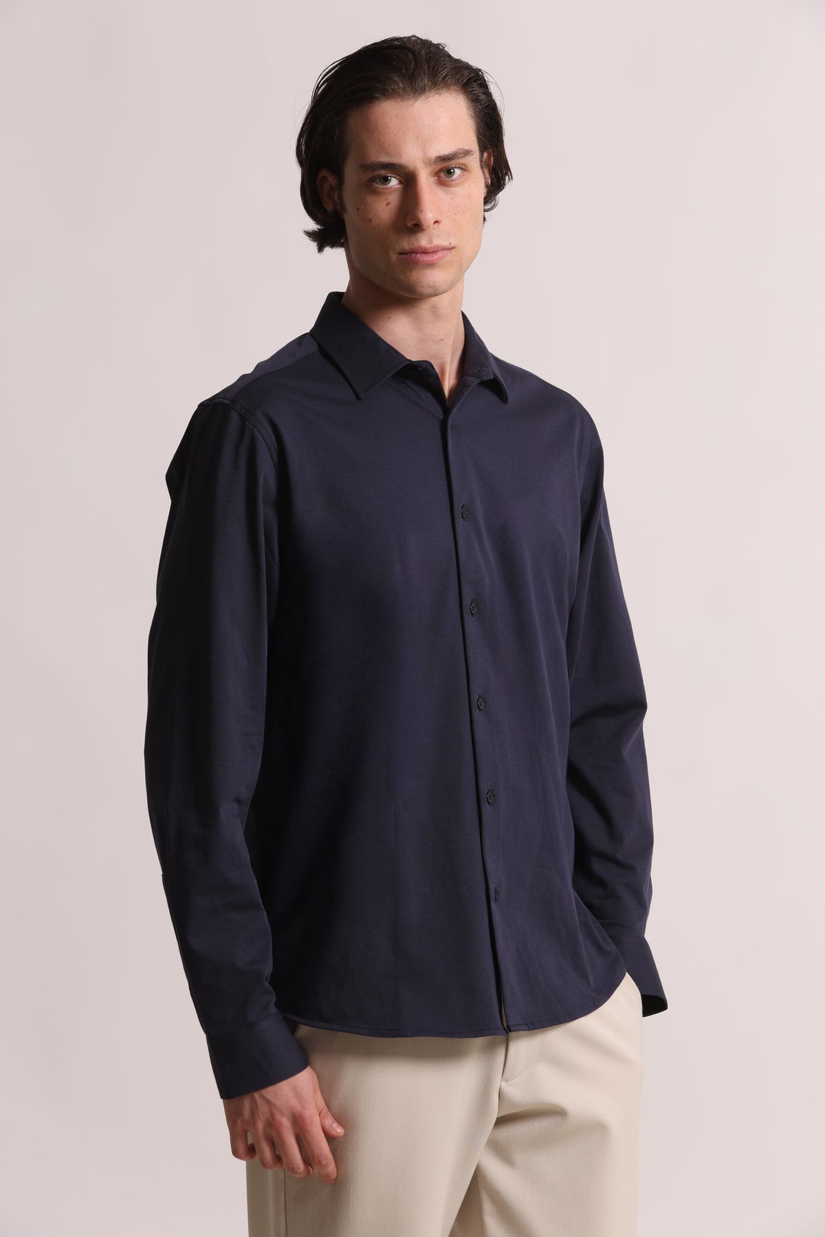 CAMICIA IN COTONE JERSEY