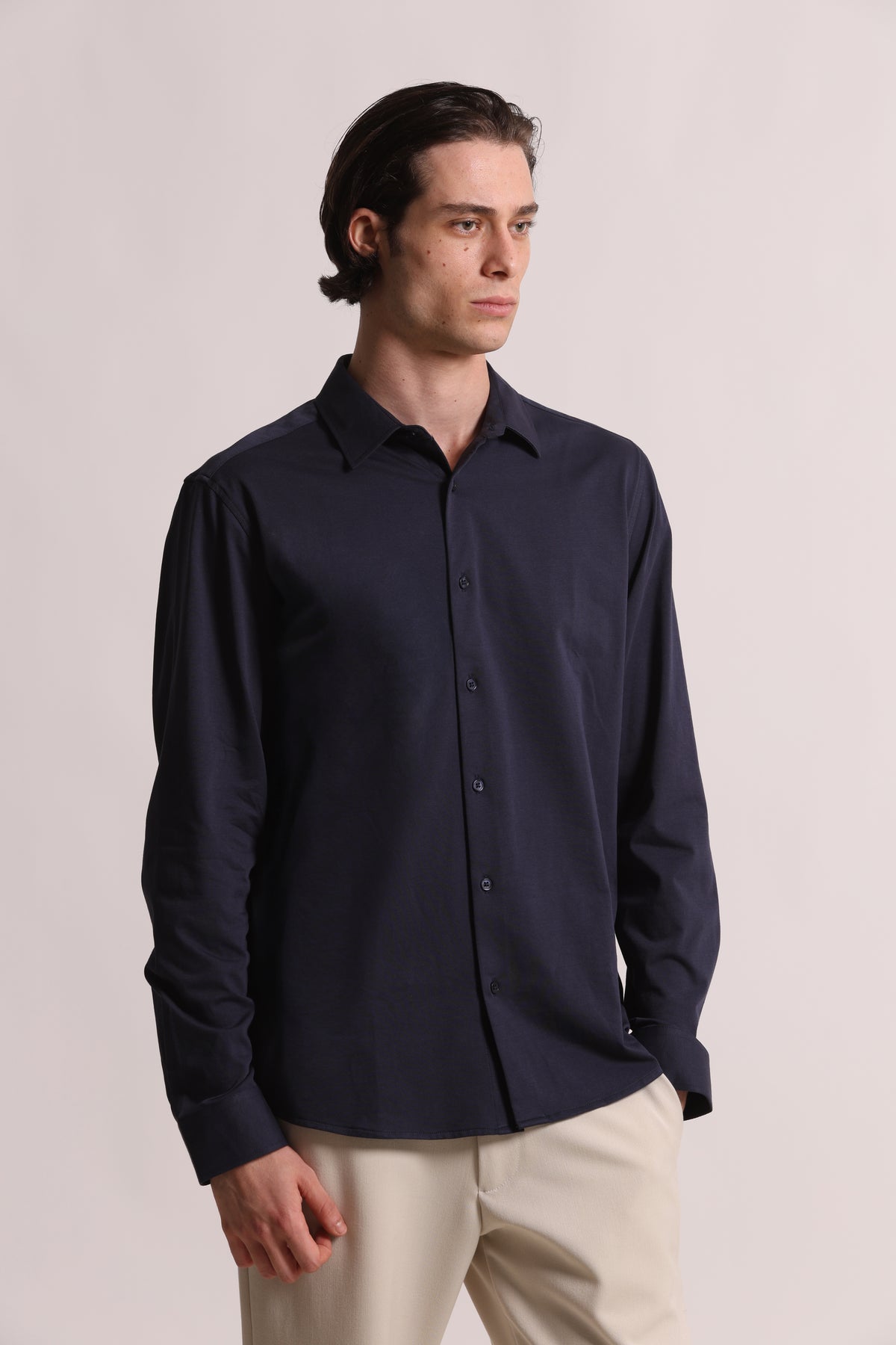 CAMICIA IN COTONE JERSEY