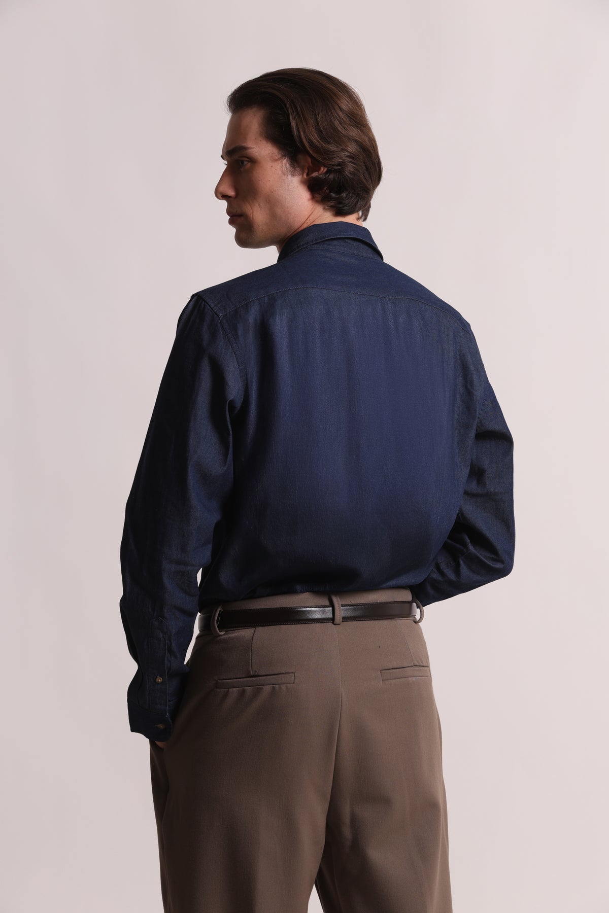 CAMICIA IN COTONE CHAMBRAY
