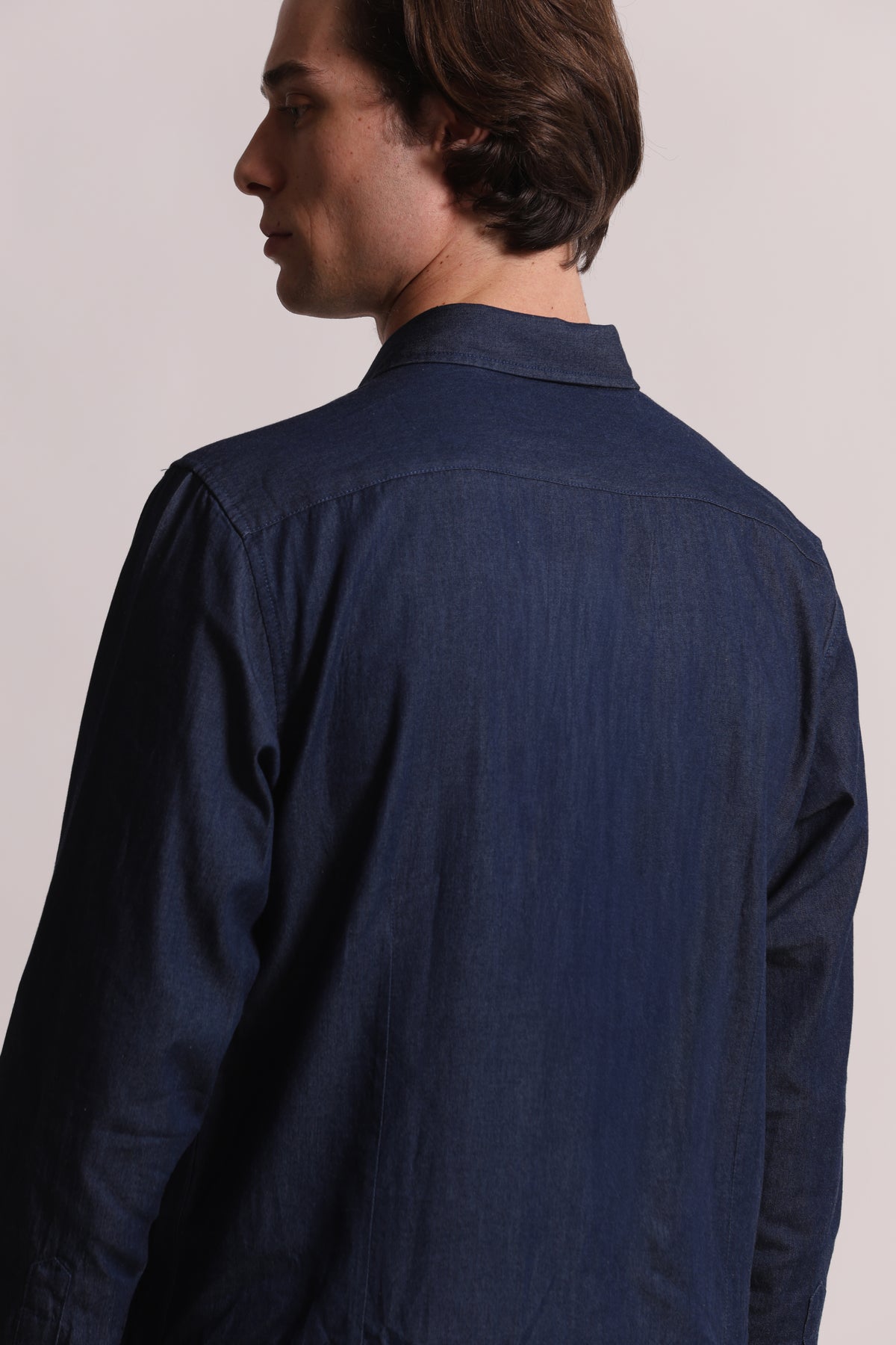 CAMICIA IN COTONE CHAMBRAY