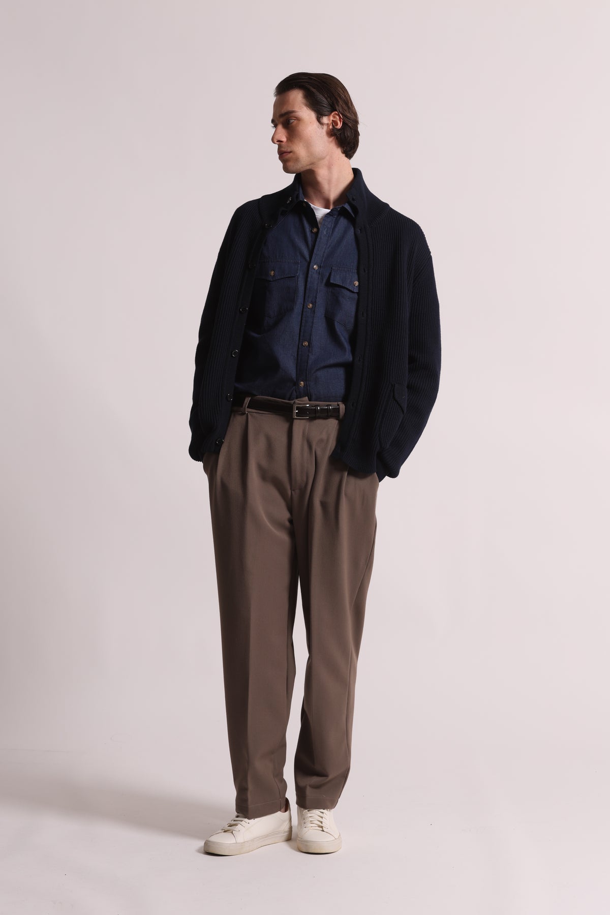 CAMICIA IN COTONE CHAMBRAY