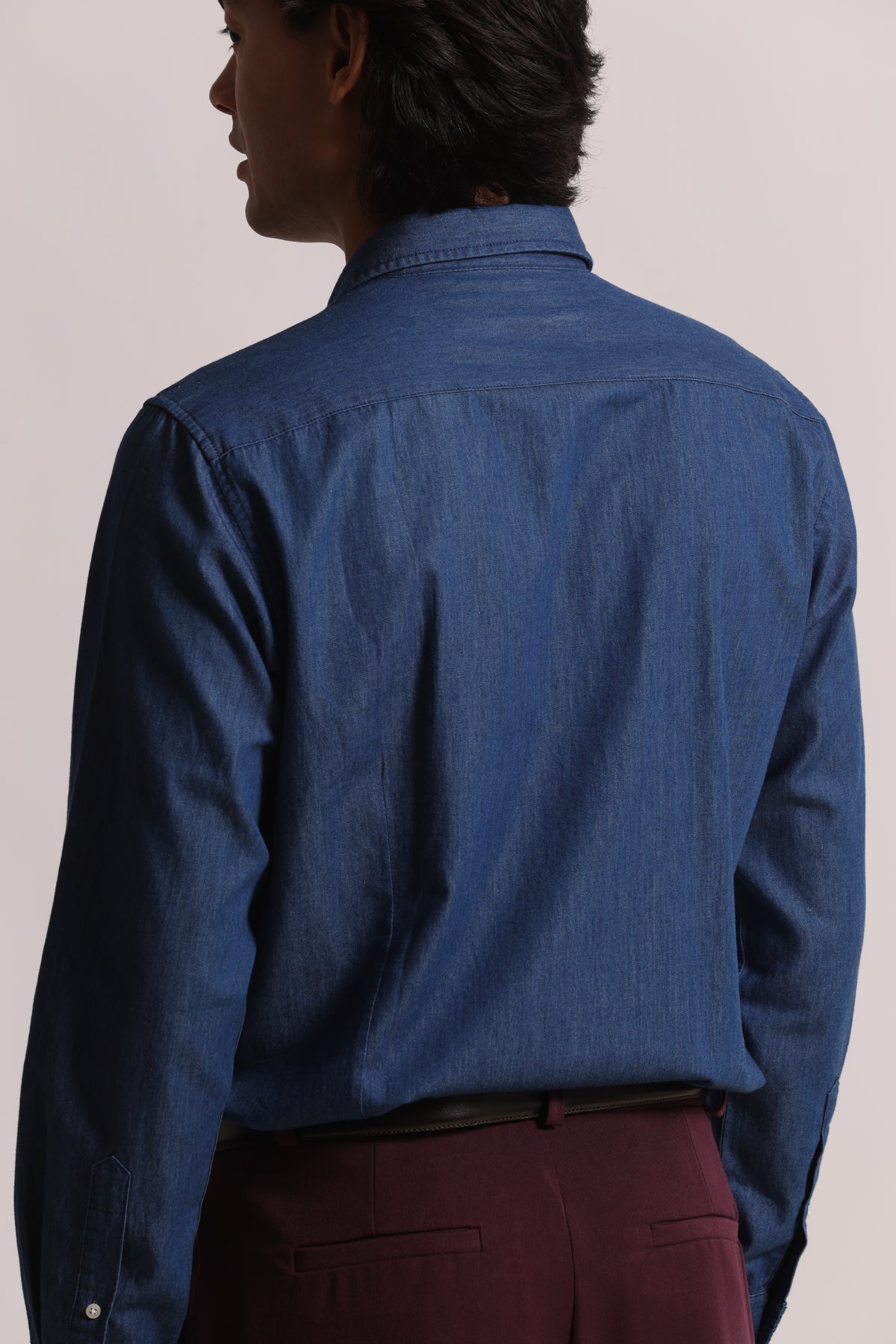 CAMICIA IN COTONE CHAMBRAY