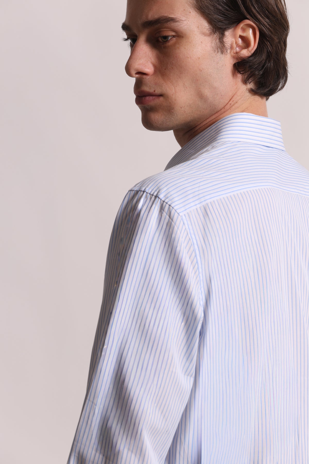 CAMICIA A RIGHE IN COTONE