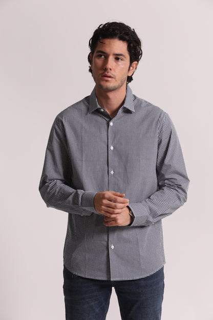 CAMICIA A QUADRETTI IN COTONE