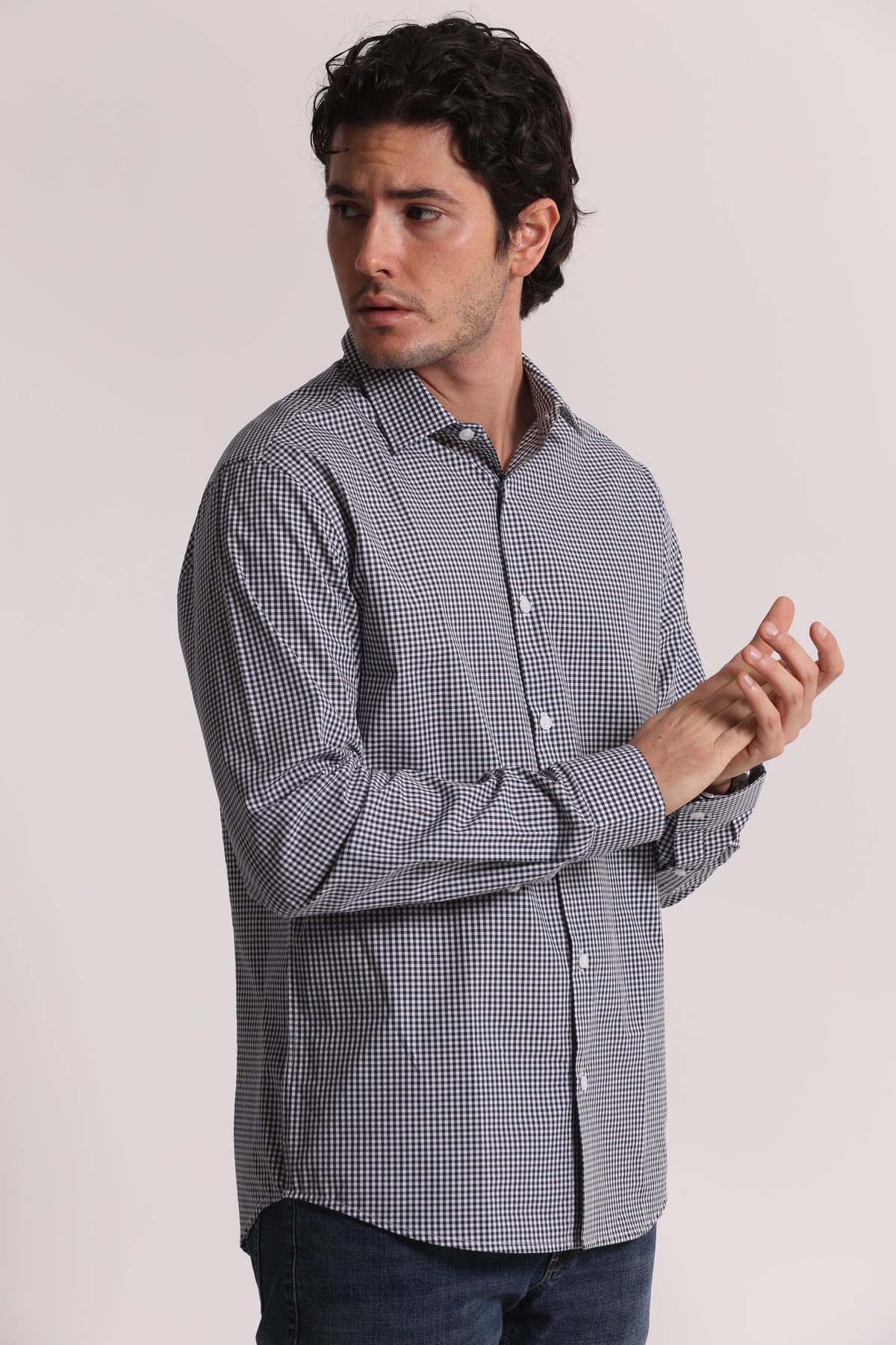 CAMICIA A QUADRETTI IN COTONE