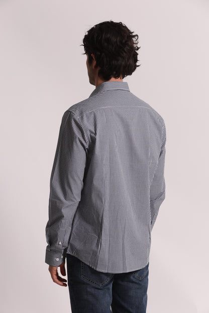 CAMICIA A QUADRETTI IN COTONE