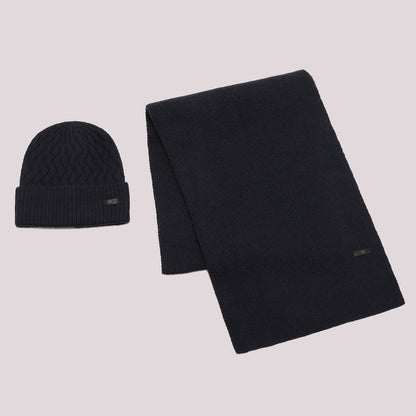 SET BERRETTO E SCIARPA CON TRECCE