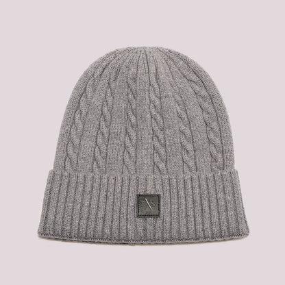 BERRETTO BASIC IN MAGLIA CON TRECCE