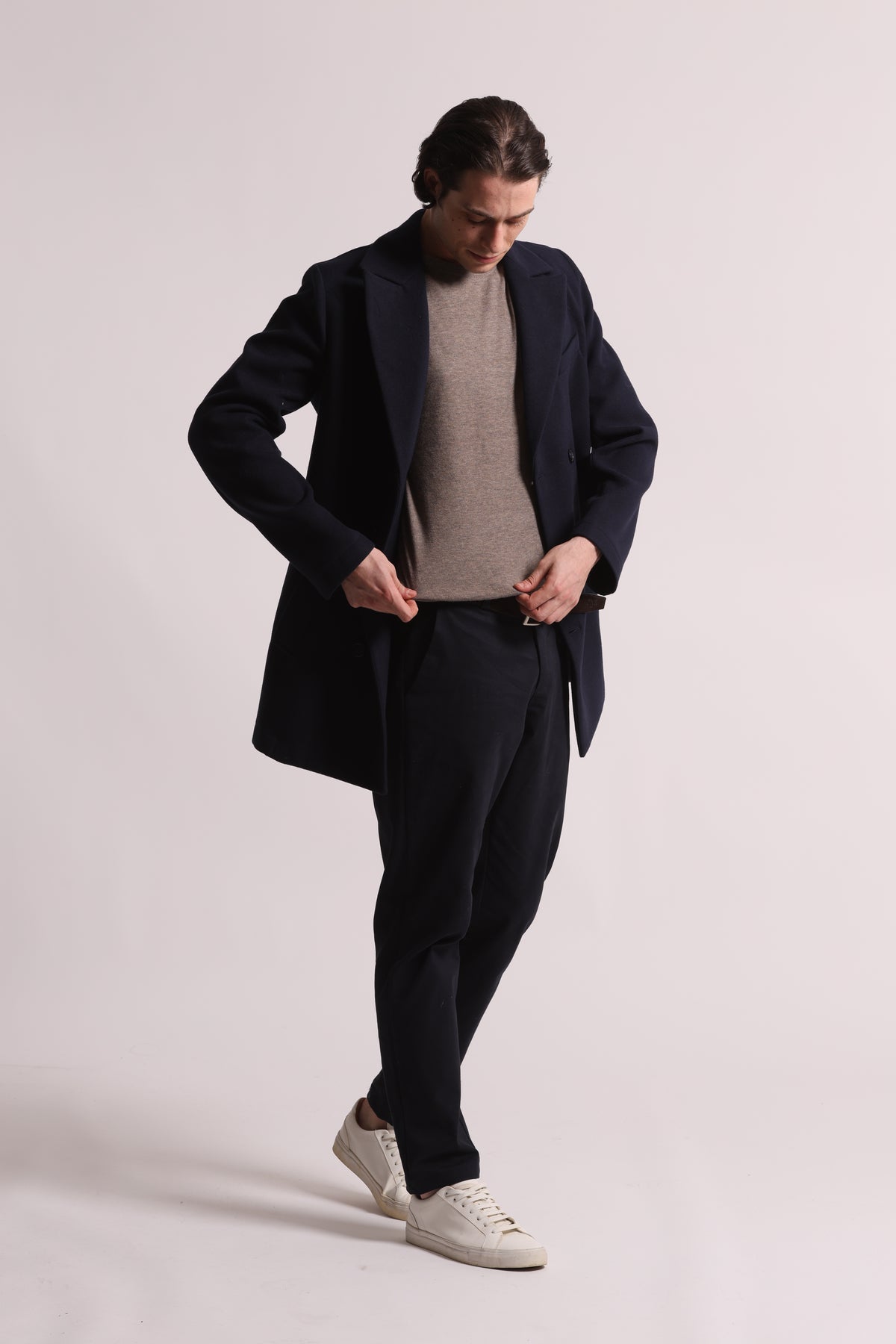 PANTALONI IN GABARDINA DI COTONE