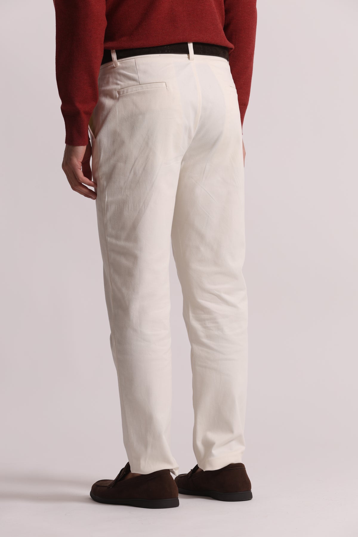 PANTALONI IN GABARDINA DI COTONE