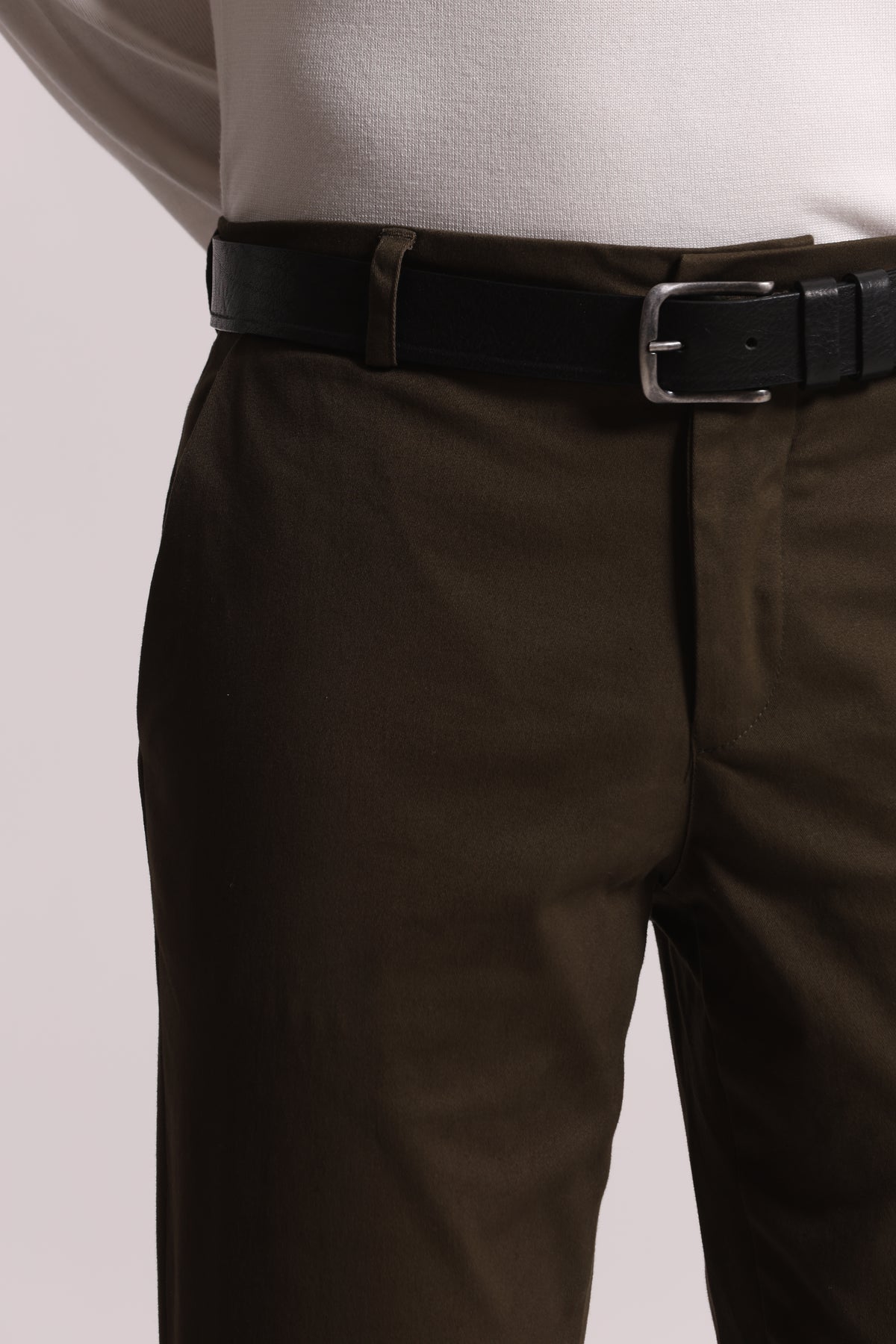 PANTALONI IN GABARDINA DI COTONE