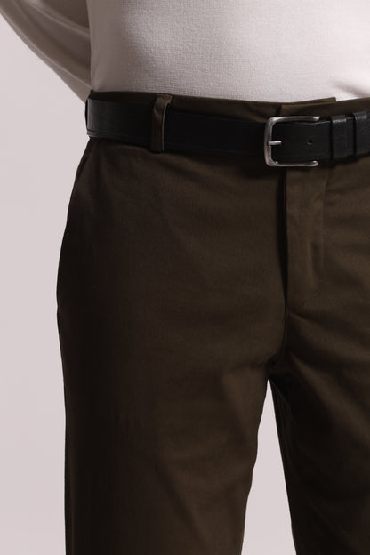 PANTALONI IN GABARDINA DI COTONE