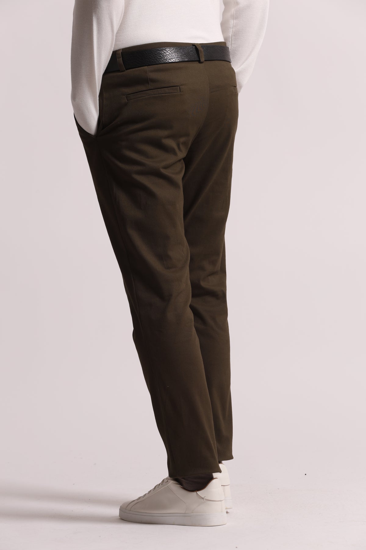 PANTALONI IN GABARDINA DI COTONE