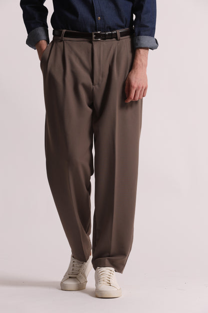 PANTALONI IN MANOLANA CON PINCES
