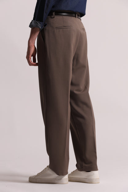 PANTALONI IN MANOLANA CON PINCES