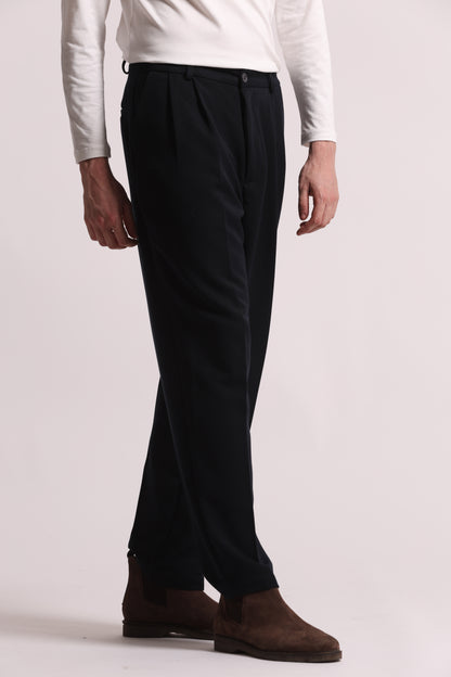 PANTALONI IN MANOLANA CON PINCES