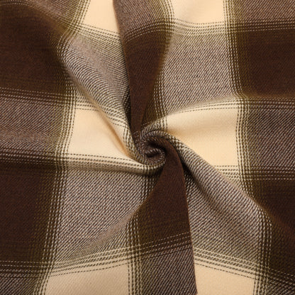SCIARPA CON MOTIVO TARTAN E FRANGE