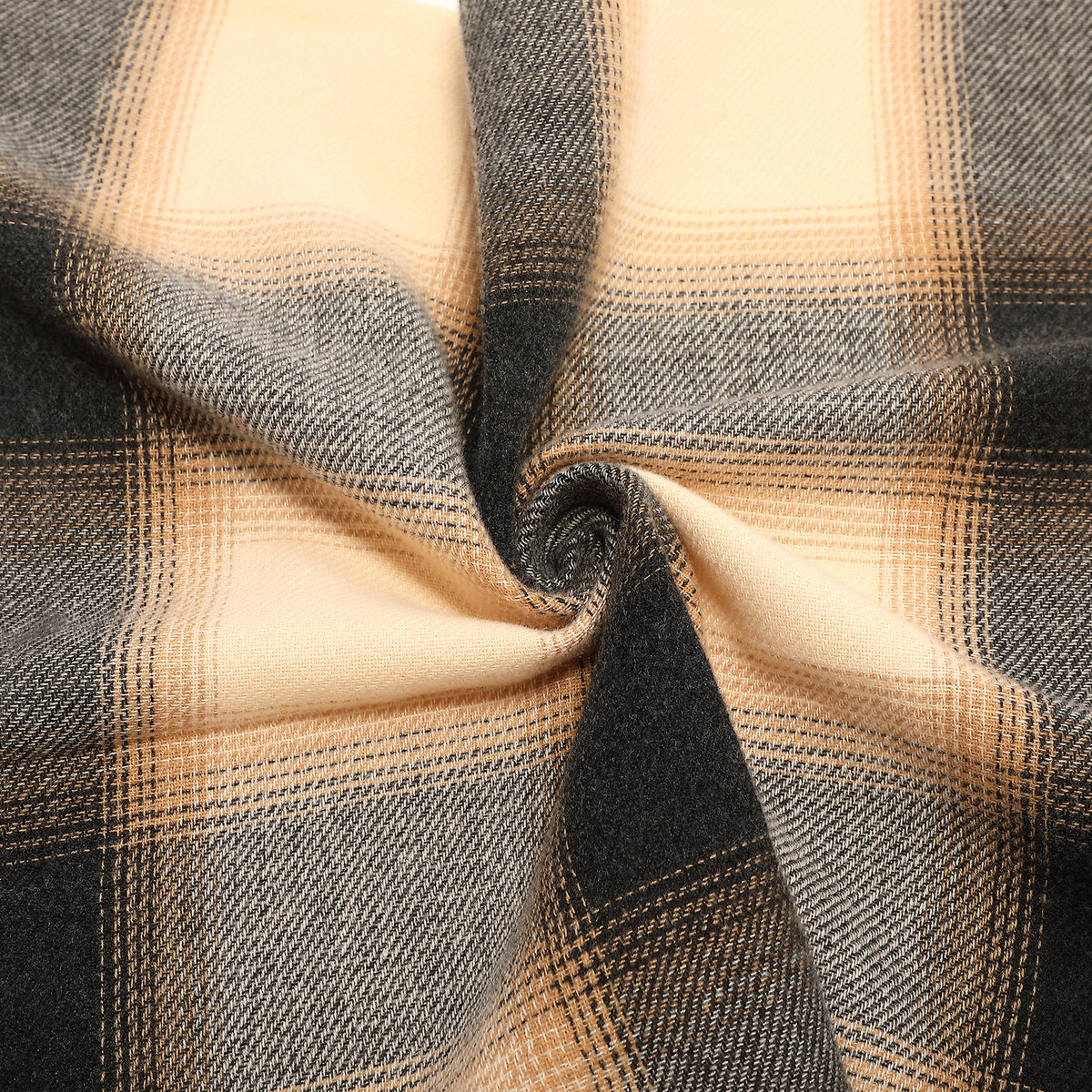 SCIARPA CON MOTIVO TARTAN E FRANGE