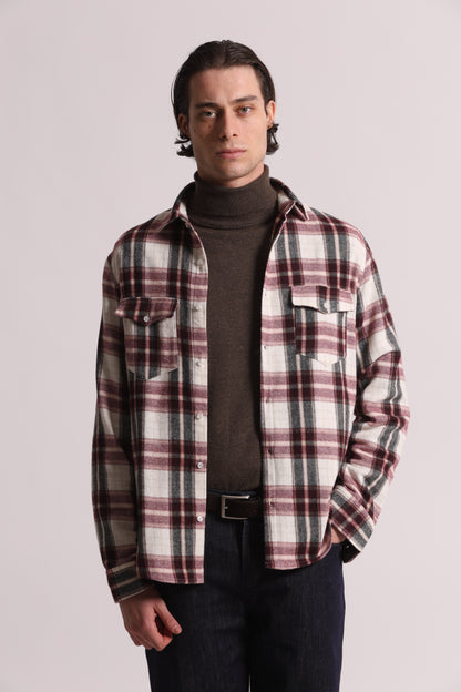 CAMICIA TARTAN IN FLANELLA