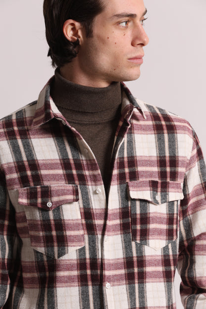 CAMICIA TARTAN IN FLANELLA