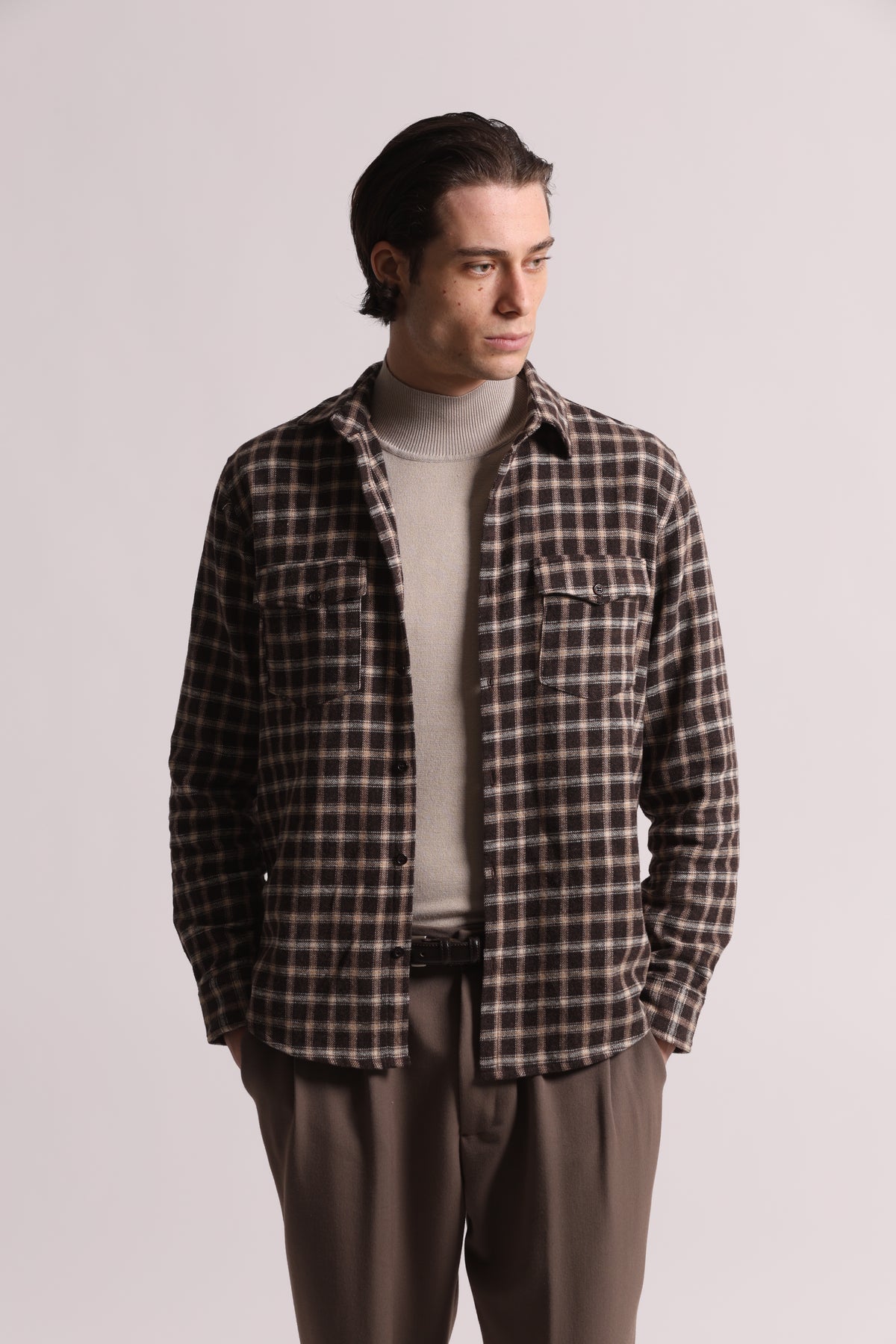 CAMICIA TARTAN IN FLANELLA