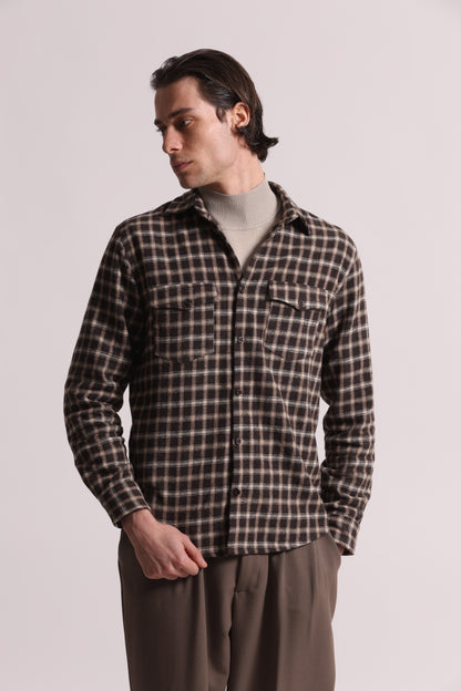 CAMICIA TARTAN IN FLANELLA