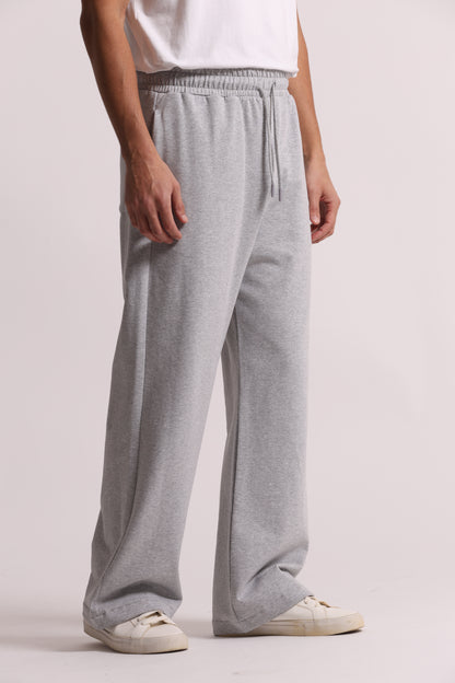 PANTALONI TUTA A GAMBA LARGA