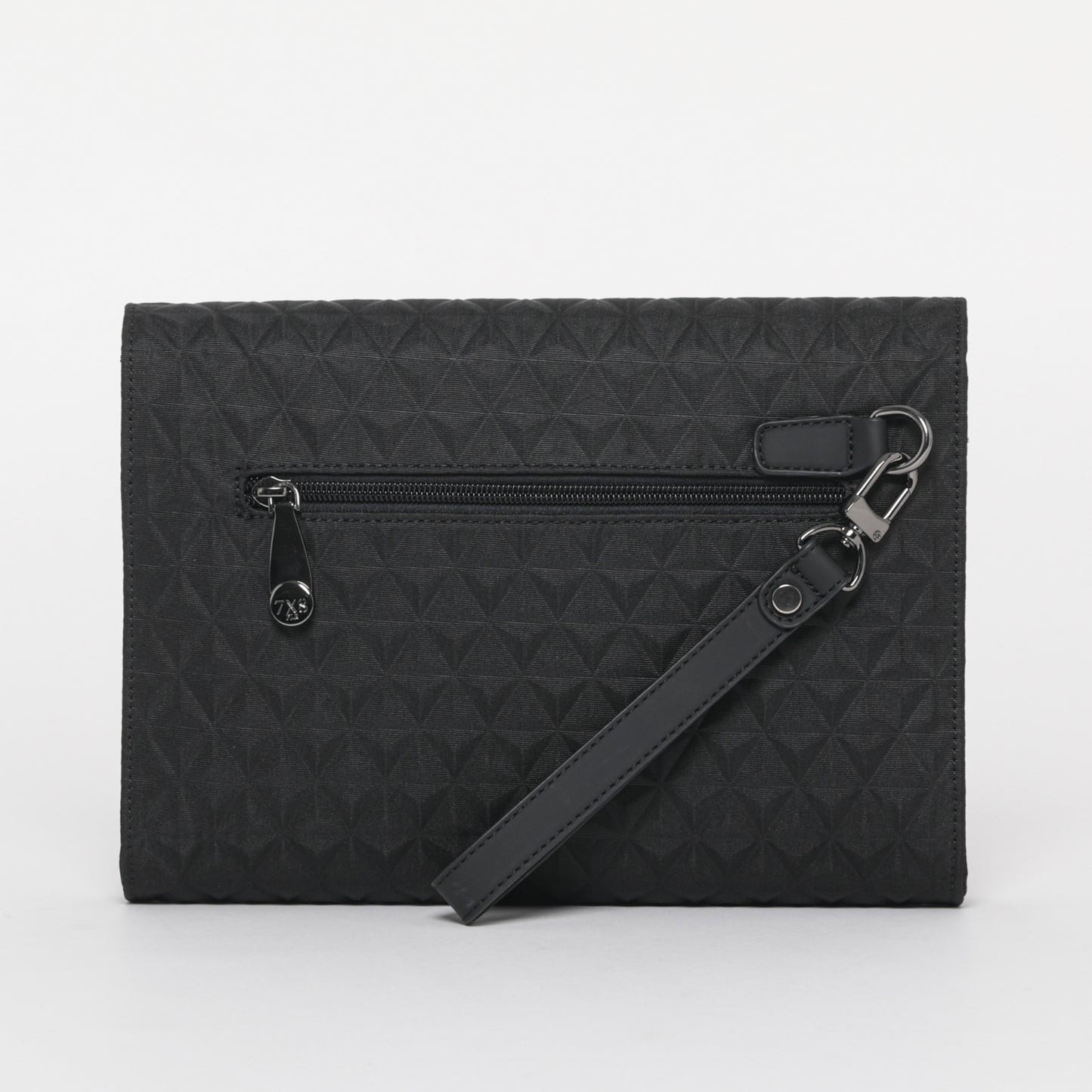 BORSA POCHETTE CON MOTIVI GEOMETRICI