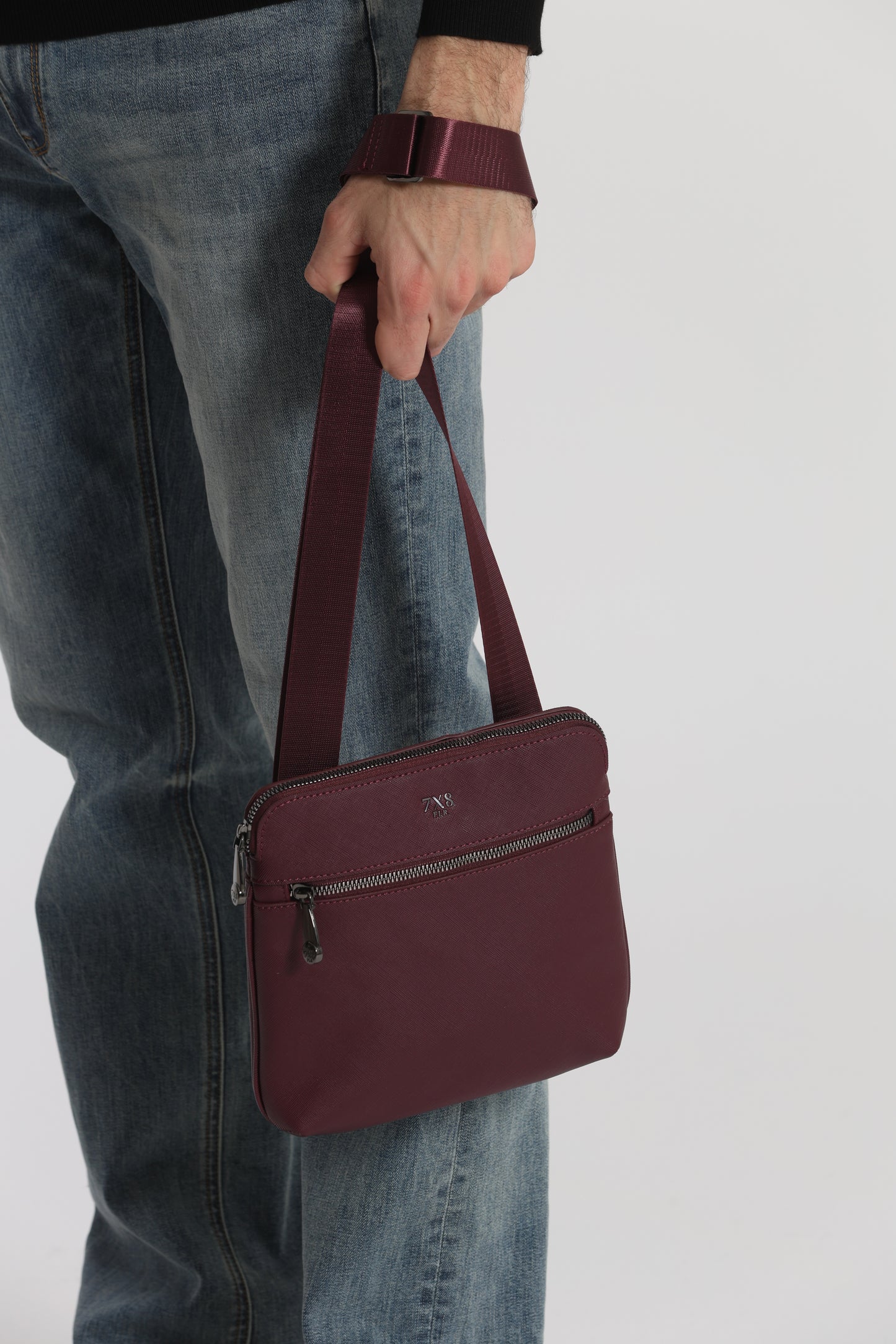 BORSA A TRACOLLA TINTA UNITA
