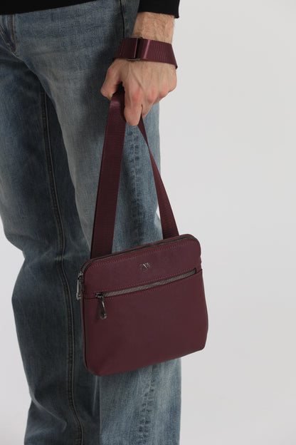 BORSA A TRACOLLA TINTA UNITA