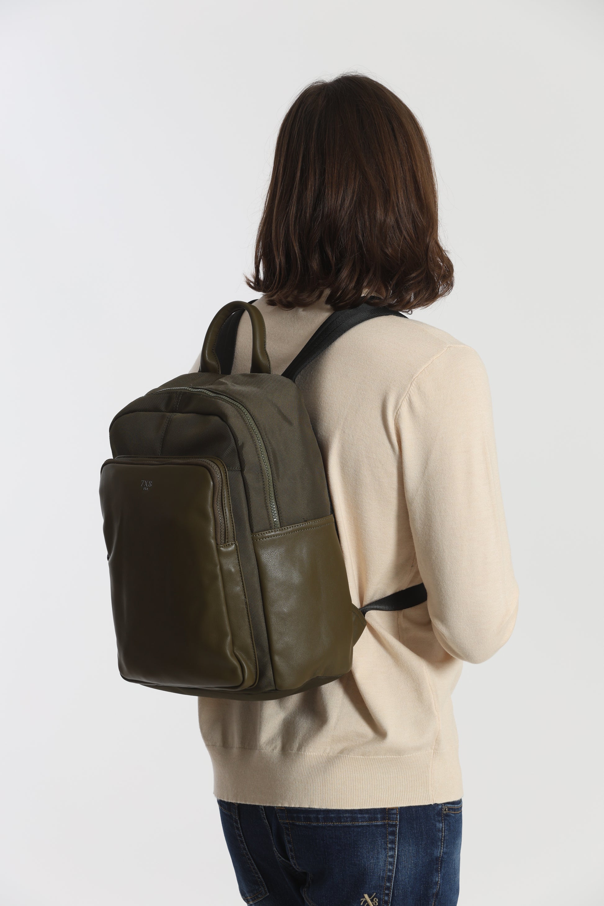 ZAINO CON TASCA IN SIMILPELLE