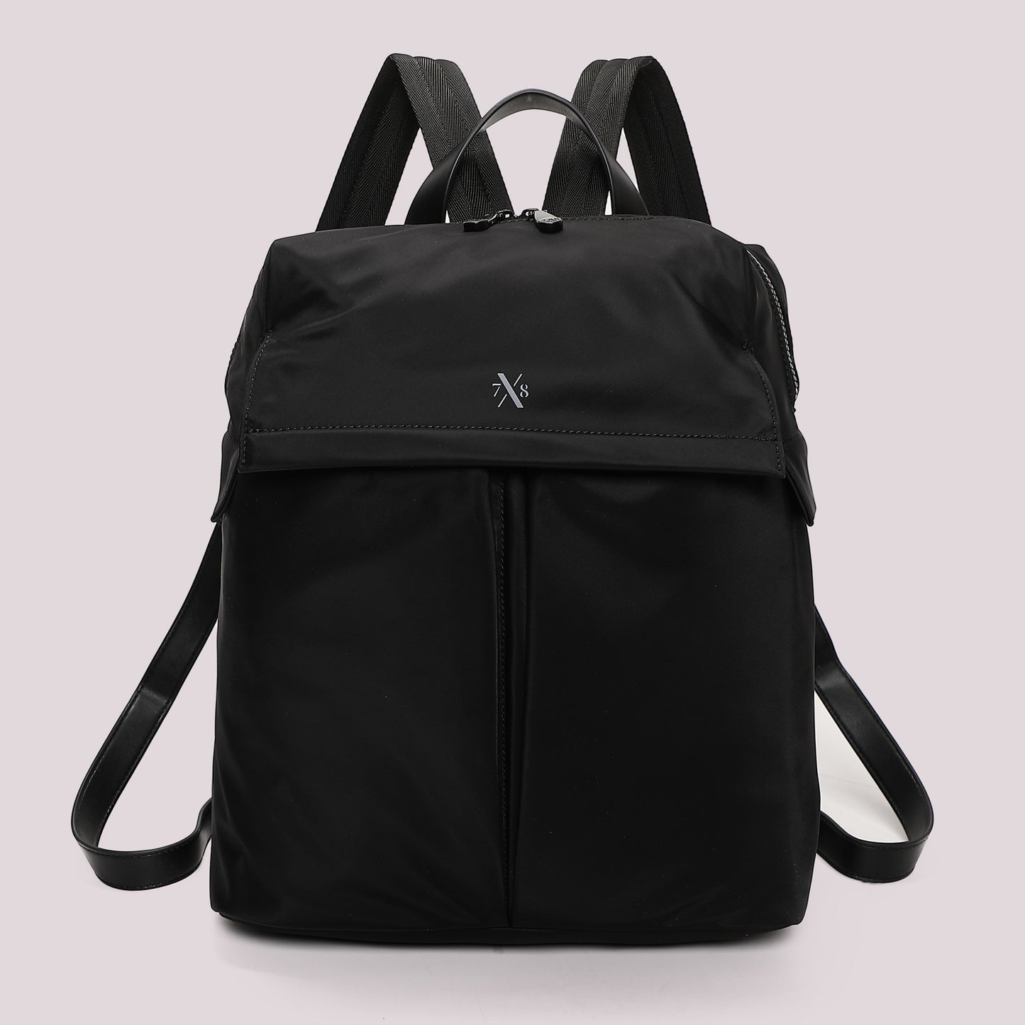 ZAINO IN NYLON CON TASCHE