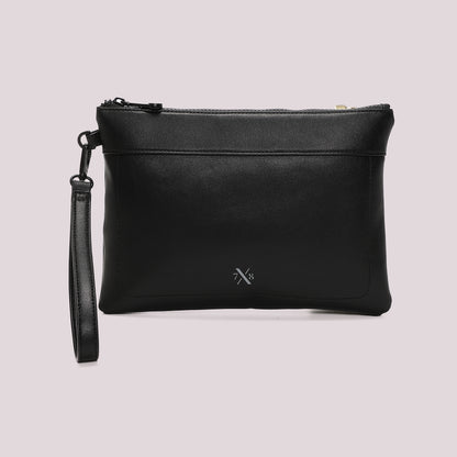 BORSA POCHETTE TINTA UNITA