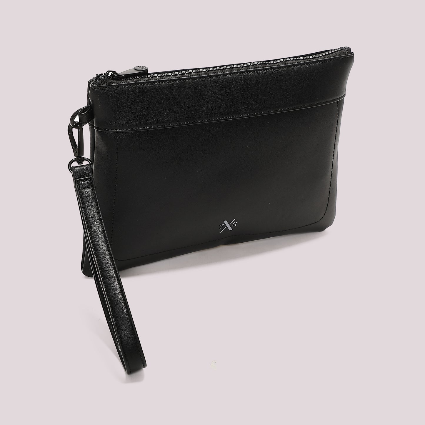 BORSA POCHETTE TINTA UNITA