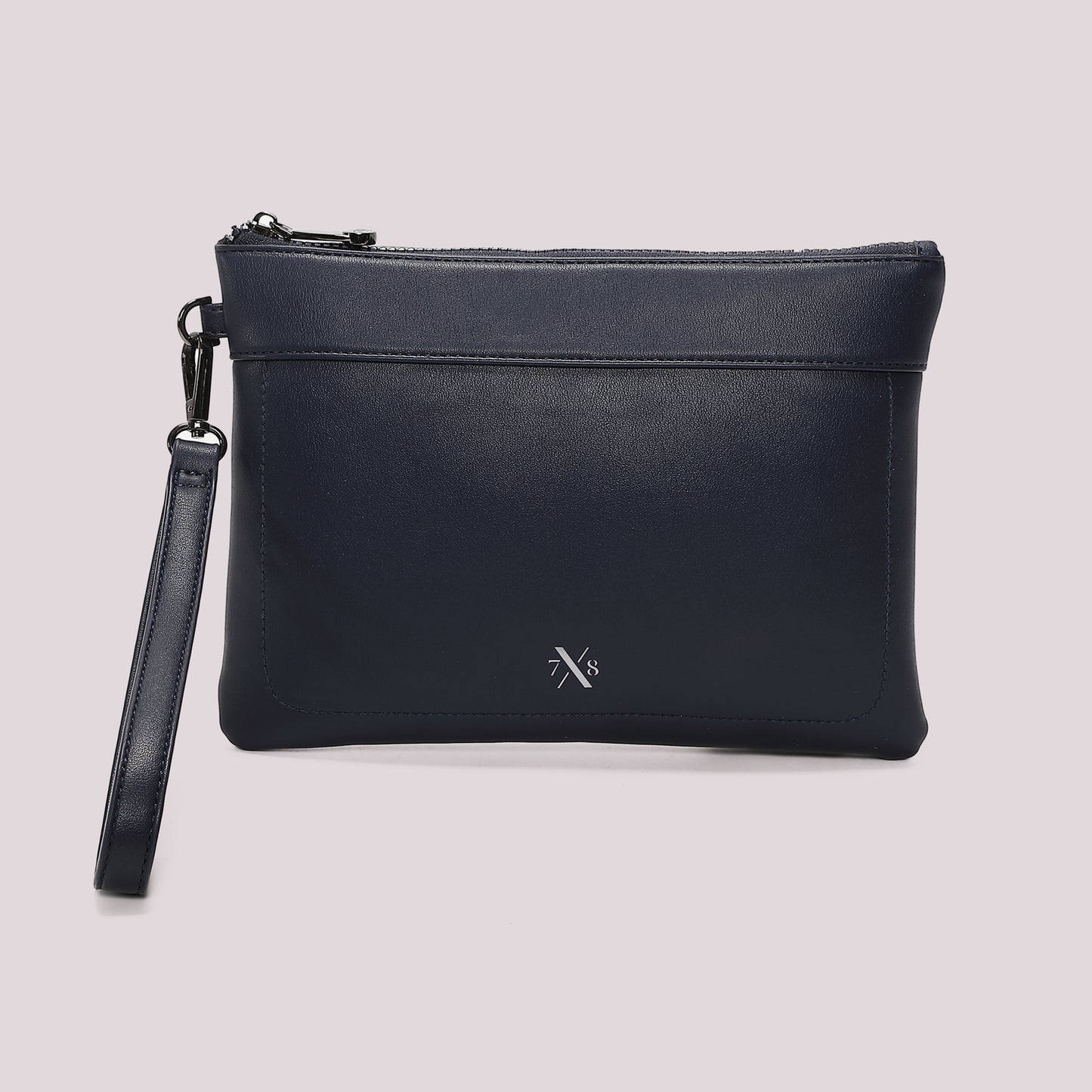 BORSA POCHETTE TINTA UNITA