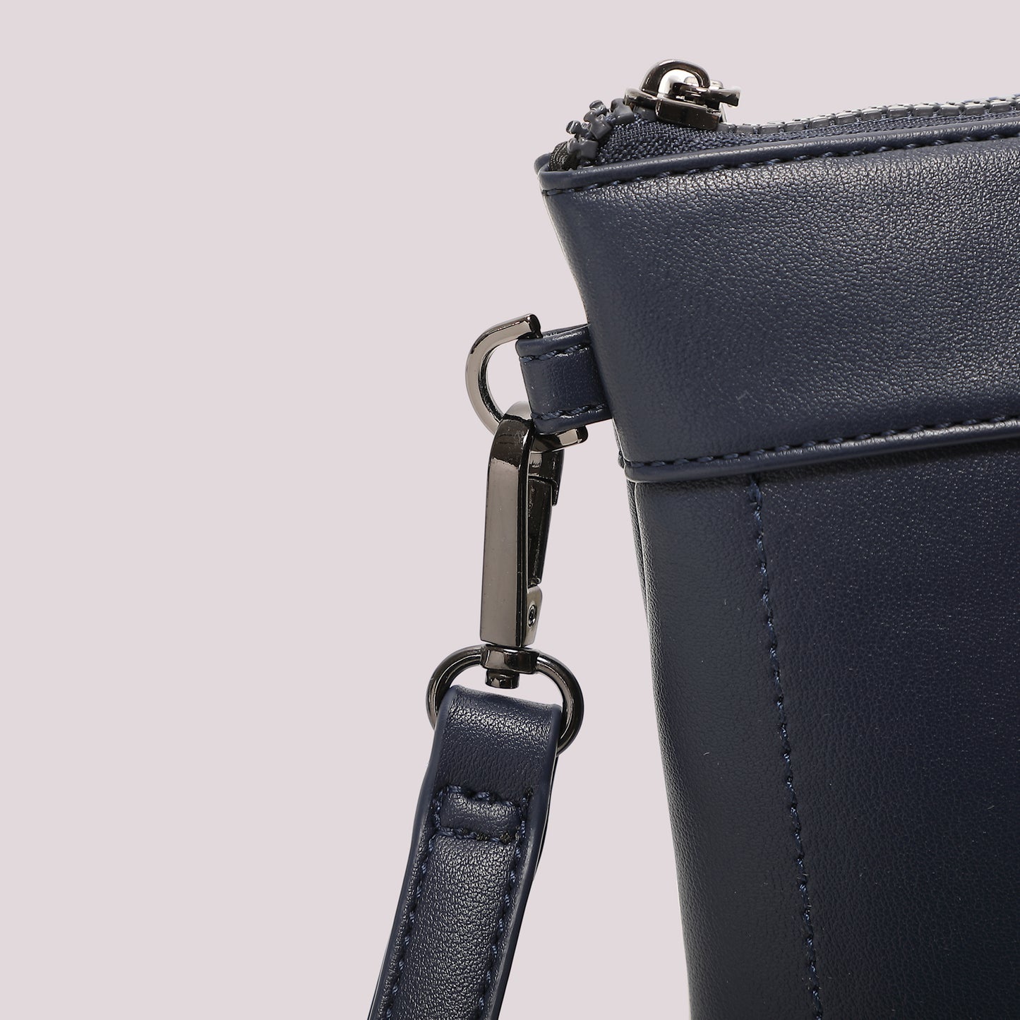 BORSA POCHETTE TINTA UNITA