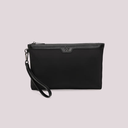 POCHETTE IN NYLON IN TINTA UNITA