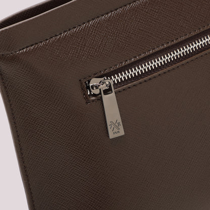 POCHETTE IN TINTA UNITA CON TASCA