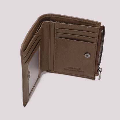 PORTAFOGLIO IN PELLE CON PORTADOCUMENTI E PORTAMONETE